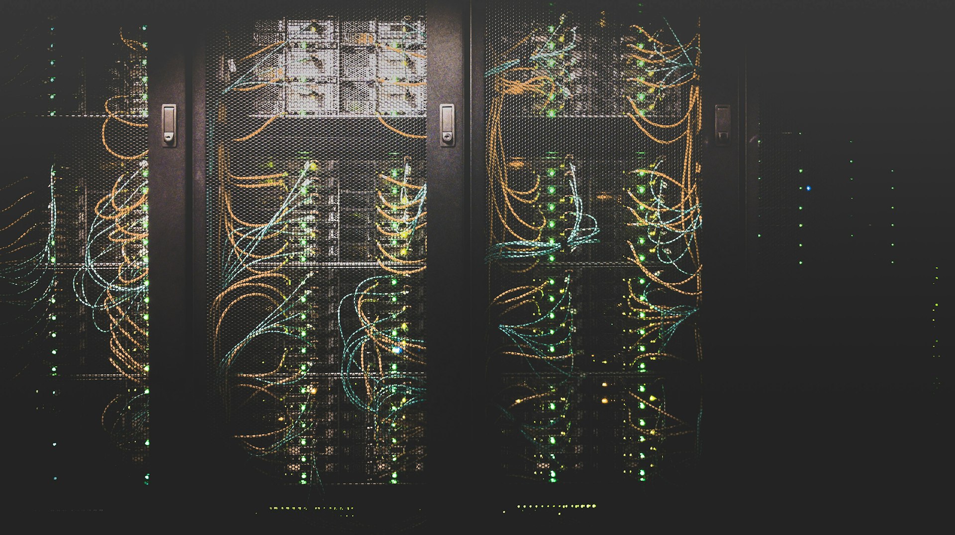 Server rack with glowing network connections — one gateway, every provider